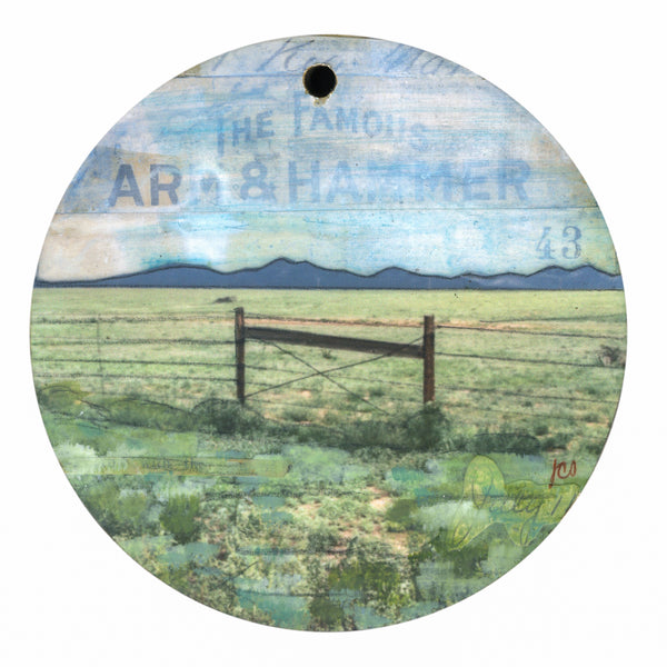 Southwest Ranch Ornament/Wall Art, 4"