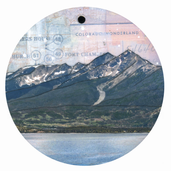 Mountains Ornament/Wall Art, 4"