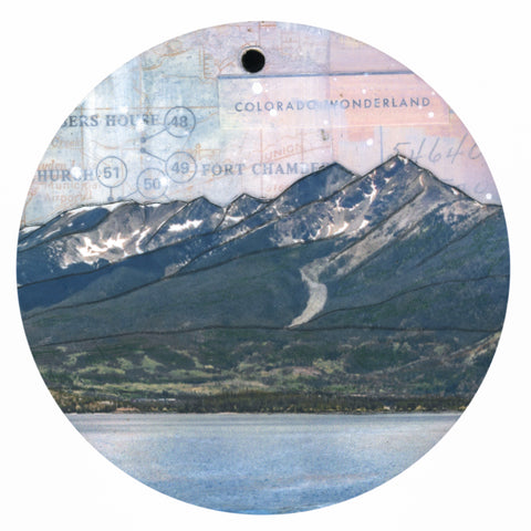 Mountains Ornament/Wall Art, 4"