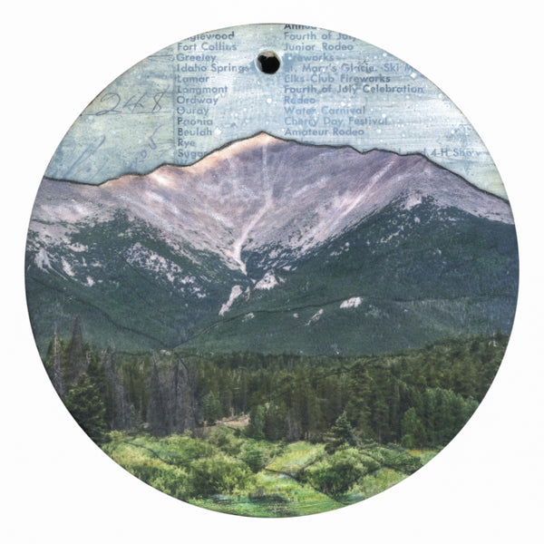 Mountains Ornament/Wall Art, 4"