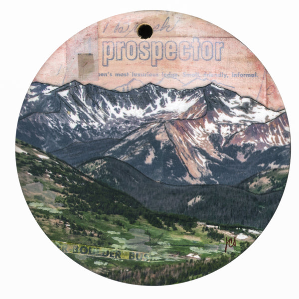 Mountains Ornament/Wall Art, 4"