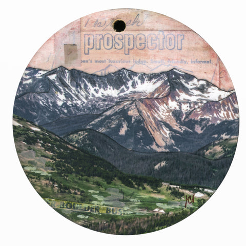 Mountains Ornament/Wall Art, 4"