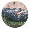 Mountains Ornament/Wall Art, 4"
