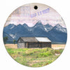 Mountain Barn Ornament/Wall Art, 4"