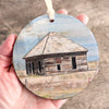 Old House Ornament/Wall Art, 4"