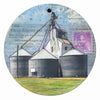 Grain Elevator Ornament/Wall Art, 4"