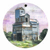 Grain Elevator Ornament/Wall Art, 4"