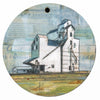 Grain Elevator Ornament/Wall Art, 4"