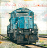 Blue Diesel 4" x 4"