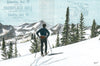Bluebird Ski Day, 9" x 6"