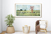 C'mon Down to the Ranch, 24x48" Framed