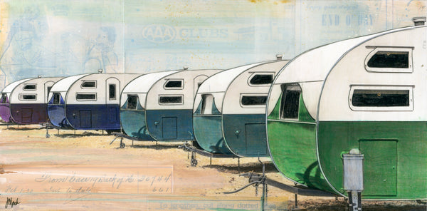 Campground Lineup, 6" x 12"