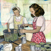 Canning Days, 8" x 8"