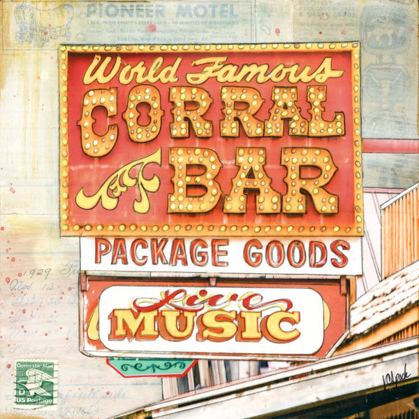 Corral Bar, 8" x 8"