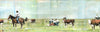 Drawn Tight. 12" x 36" Framed