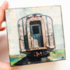 End of the Line, 4" x 4"