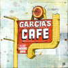Garcia's Cafe, 4" x 4"
