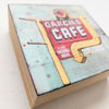 Garcia's Cafe, 4" x 4"