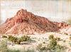 Ghost Ranch Dawn, 12" x 16"