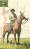 Cowboy Harry, 4" x 6" framed to 5x7