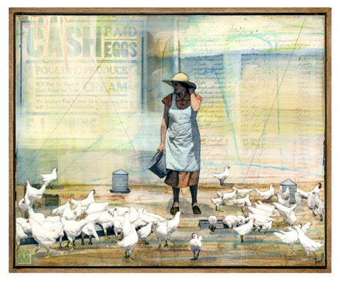 Keeper of the Flock, 16" x 20" Framed