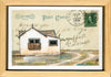 Lived In, 4" x 6" framed to 5x7