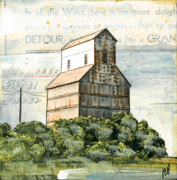 Lone Grain, 4" x 4"