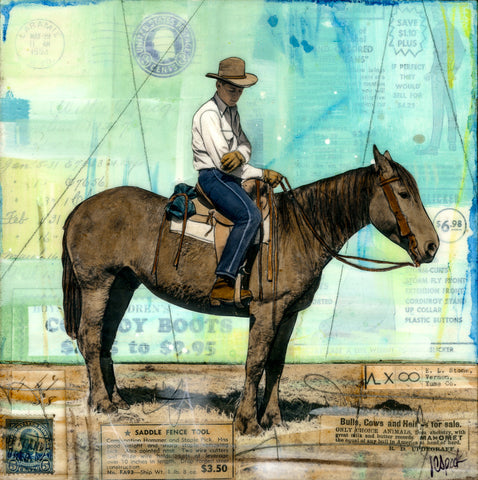 Lost in Thoughts, 8" x 8"