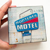 Monterey Motel, 4" x 4"