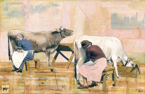 Morning Gossip, 12" x 18"