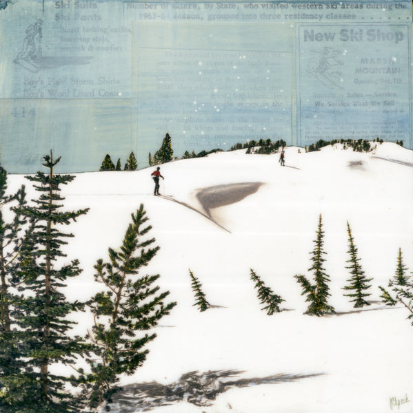 Near the Cornice, 8" x 8"