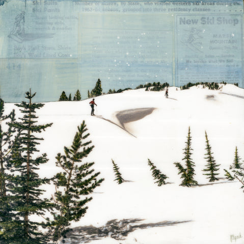 Near the Cornice, 8" x 8"
