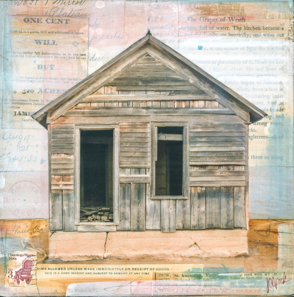 Open Shell, 8" x 8"