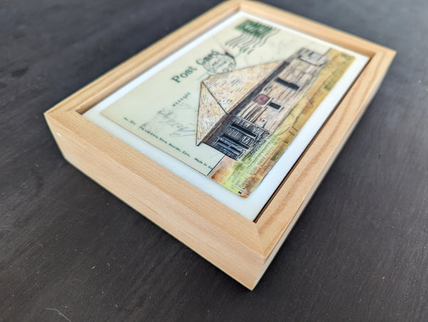 Empty Home Postcard, 4" x 6" framed to 5x7