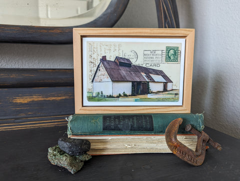 Mine Outbuilding Postcard, 4" x 6" framed to 5x7 - JC Spock