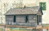 Shell of a Home Postcard, 4" x 6" framed to 5x7