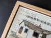 Boarded up Postcard, 4" x 6" framed to 5x7