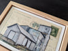 Grain Postcard #38, 4" x 6" framed to 5x7