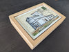 Grain Postcard #39, 4" x 6" framed to 5x7