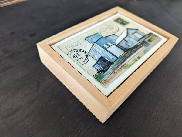 Grain Postcard #40, 4" x 6" framed to 5x7 - JC Spock