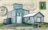 Grain Postcard #40, 4" x 6" framed to 5x7 - JC Spock