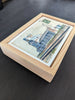 Rusted Grain Postcard, 4" x 6" framed to 5x7