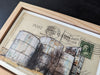 Bins Plus Postcard, 4" x 6" framed to 5x7