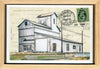 Grain Postcard #39, 4" x 6" framed to 5x7