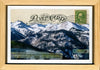 Postcard Peaks #1, 4" x 6" framed to 5x7