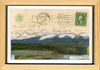 Postcard Peaks #6, 4" x 6" framed to 5x7