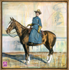 Range Matriarch. 12" x 12" Framed