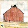 Red Barn, 8" x 8"
