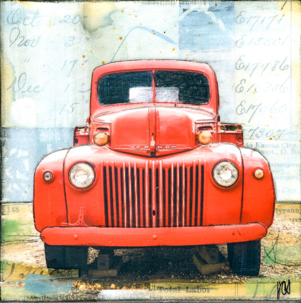 Red Ford 4" x 4"