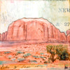 Red Monument, 4" x 4"